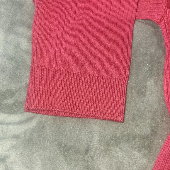 NWT Lane Bryant Classic Bracelet Sleeve TieFront Overpiece Rumba Red Size 22/24 - Picture 4 of 8